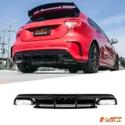 Rear Bumper bar Diffuser Bodykit for Mercedes-Benz A-Clas W176 & A45 AMG 2012-18