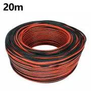 2 Pin LED Strip Light Extension Cable Wire Cord 3528 5050 20m Red Black