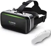 VR Headset, VR 3D Virtual Reality Headset for Movies and Games VR Glasses Goggle