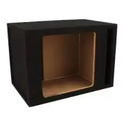 Absolute SKS10V Single 10" Black Kicker Solo-Baric Square Slot-Ported Enclosure