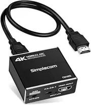 Simplecom CM425 HDMI 2.0 Audio Extractor Optical SPDIF + 3.5mm Stereo with ARC 4K@60Hz
