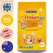 PURINA FRISKIES Adult 7 Dry Cat Food 10kg Fast & Free Shipping