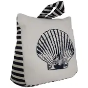 LVD Polyester Doorstop Shell Stripe Door Stopper Home/Bedroom Decor 23cm