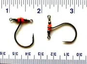 20 (4 packs of 5) Matzuo 97001 Drop Shot Swivel Hooks size 1/0