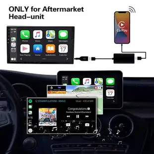 APP下單享點數9%｜後裝主機apple carplay和android auto的本田/奧迪/寶馬/奔馳usb連接器適配器兼容安卓系統