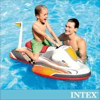 在飛比找ETMall東森購物網優惠-INTEX 水上摩拖車造型充氣戲水玩具/浮排117x77cm