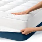 Cloud-Like Queen Mattress Topper - 100% Cotton Top Mattress Pad for Back Pain...