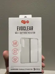 Tech21 - Evo Clear Hard Shell Rugged Luxury Case for Samsung Galaxy Z Fold3 5G