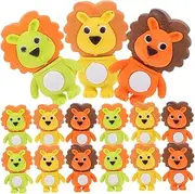 jojofuny 32pcs Cute Animal Erasers for Mini Kawaii Cartoon School Supplies Fun Classroom Rewards Party Favors Unique Decorative Pencil Accessories