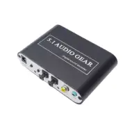 AC3 DTS HD Audio Gear Sound Decoder Stereo Digital LPCM To 5.1 Analog Output 2.1