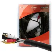 DOSS 20MM CABLE COVER DOSS - 3MT MEDIUM BINDING WRAP - BLACK DCVR20-3