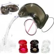 MENSoft Silicone Lockdown Chastity Cage Penis Stretcher Extender Squeeze Ball