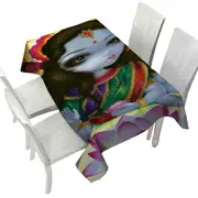 India and Hindu Art the Goddess Lakshmi Tablecloth