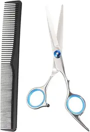 Ipetboom 1set Haircutting Tools Set Professional Hairdressing Scissors Comb for Home Use Flat Scissors for Thinning Styling for Beginners Barbers 2pcs