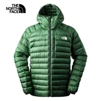 在飛比找PChome24h購物優惠-The North Face北面男款綠色防潑水舒適保暖可打包