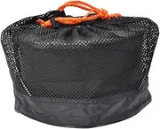 NAMOARLY Single Person Camping Cookware Nonstick Pot Portable Folding Pot for Outdoor Cooking Safe Material Mesh Storage Pouch Included
