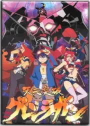 Gurren Lagann Anime Cast Collage Poster Image Refrigerator Magnet NEW UNUSED