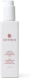 Ustawi 3 in 1 Illuminating Micellar Cleansing Gel Complexion Brightening, Removes Makeup and Impurities 200ml