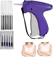 Quick Clothing Fixer,Micro Stitch Gun for Clothing,Handheld Sewing Machine,Stitch Hemming Gun for Clothes,Mini Quick Repair Garment Sewing Machine,Suitable for Fixing Labels,Non-Fine Sewing (Purple)