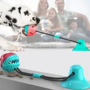 Dog Chew Suction Cup Tug War Toy Ball Aggressive Chewers Interactive☆ V4E0