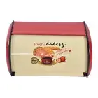 (Red)Metal Bread Box For Kitchen Countertop Large Capacity Bread Bin Holder AU