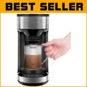 Magnetic Frothing Coffee Maker with Hot & Cold Brew Functions – 21 oz Capacity