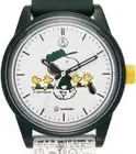 CITIZEN Q&Q Snoopy Woodstock Peanuts Golf Watch R02A-510VK Green Solar Power