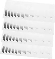 Vaguelly Guitar Fretboard Decals Set 4 Sheets of Electric Guitar Sticker Musical Instrument Decorative Stickers