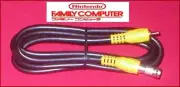 6Ft HQ RCA Video Cable & RF Coax TV Adapter for the Japanese Famicom System NEW