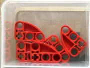 LEGO Parts - Red Technic L-Shape Quarter Ellipse Thick 2 x 3 - No 71708 - QTY 5