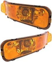 For 2005-2009 Ford Mustang Pair Park/Signal/Side Marker Lights Driver and Passenger Side Includes signal & marker lamps FO2520180 FO2521180-replaces 4R3Z 13201 AA 4R3Z 13200 AA