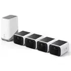 Eufy Security SoloCam S220 2K Wire-Free Smart Solar Camera Kit - 4 Pack Homebase