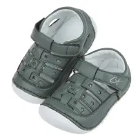 在飛比找momo購物網優惠-【CONNIFE】星星森林綠色寶寶涼鞋(Q1B550C)