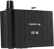 High Gain Microphone Preamp with 48V Power for Dynamic & Condenser Microphones, Low Noise XLR Output Preamplifier for Home Studio, Podcasting, and Live Streaming