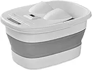 Foot Spa - Foot Bath Spa Massager | Foot Basin for Pedicure Detox and Massage | Foot Soak Tub Bottom Massage Wheel Multifunctional Foot Soak Bucket with Phone Holder Foot Soak Bowl