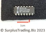 National MM74HC00N Quad 2-Input NAND Gate DIL14