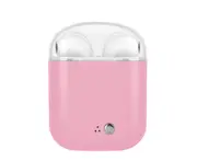 I7S Plus Bluetooth Headset True Stereo Wireless Headset For Apple Iphone - Pink
