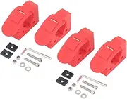 4PCS Shovel Wall Mount Holder Clamp, Rubber Material, 5 Gears Adjustment, for Outdoor Use, Fits Shovels, Axes, Fire Extinguishers, Holds up to 26lbs