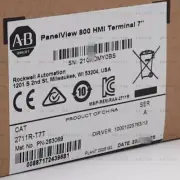 Allen Bradley 2711R-T7T PANELVIEW 800 7-INCH HMI TERMINAL 2711RT7T