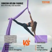 Aerial Yoga Hammock Swing 4m Yoga Starter Kit with Nylon Fabric Antigravity