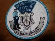 MASSACHUSETTS STATE POLICE SP BELCHERTOWN TROOP C C-7 BARRACKS PATCH