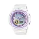 【CASIO 卡西歐】BABY-G 雙顯女錶 膠質錶帶 白X粉紫 防水100米 BGA-280(BGA-280PM-7A)