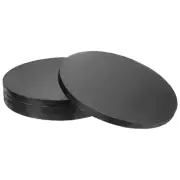4pcs Cake Boards, 8 Inch Round Cake Drum Circle Cake Base Black
