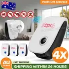 4X Ultrasonic Electronic Pest Mouse Cockroach Repeller Reject Insect Killer AU