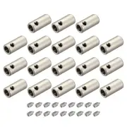 18Pcs 3.5mm Metal Shoelace Tips Screws Shoelace End Tip Cords End Bright Silver