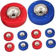 MUSISALY 10pcs Mini Curling Shuffleboard Pucks Tabletop Game to Hand-Eye Coordination Portable Indoor Fun Pucks