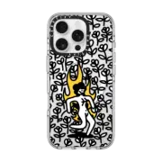 iPhone 16 Pro Clear Case MagSafe Compatible Happy Disaster