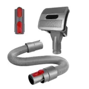 For V15 V11v10 V8 V7 Vacuum Cleaner Dog Cat Pet Hair Brush Grooming Tool Flexible Extension Hose Re dark gray red