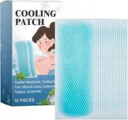 Fever Patch For Kids | 16 Sheets Cooling Gel Patches | Physical Cooling Forehead Gel Patch Mild And Quickly Relieve Fever