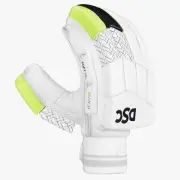 DSC Xlite 35 Cricket Batting Gloves | Color: White | Size: Mens, LH